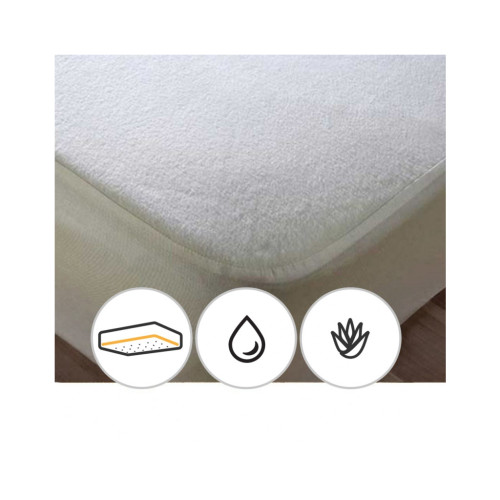 Наматрацник MirSon Terry Waterproof Aloe Vera 219 водонепроникний (2200000376374) – MirSon (вид 2)