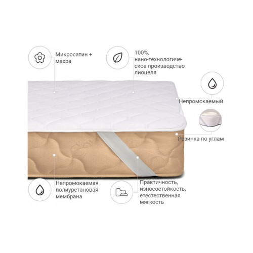 Наматрацник MirSon тенсел (Modal) двосторонній 311 (2200000369413) – MirSon (вид 1)
