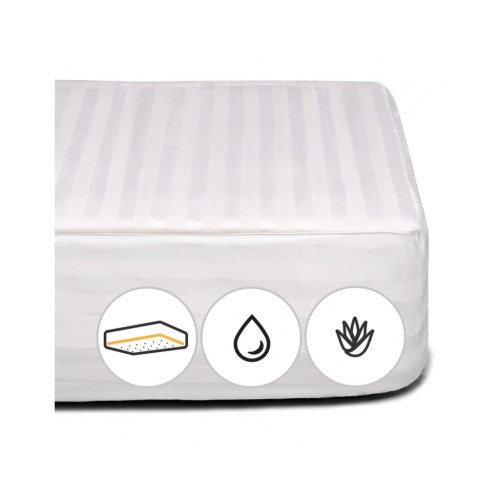 Наматрасник MirSon хлопковый Royal Pearl Waterproof Cotton Aloe Vera 274/3 (2200000370662) – MirSon