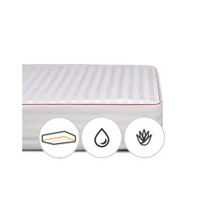 Наматрацник MirSon шовковий DeLuxe Silk Aloe Vera 301 (2200000376411)