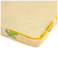 Наматрасник Еко Пупс водонепроницаемый Classic, 60х120 см Желтый (КНАМ12060ж)