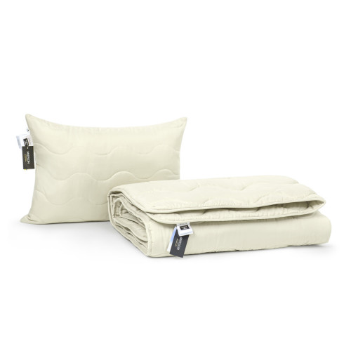 Ковдра MirSon Набір EcoSilk всесезонний №1659 Eco Light Krem Ковдра + поду (2200002655095) – MirSon (вид 2)