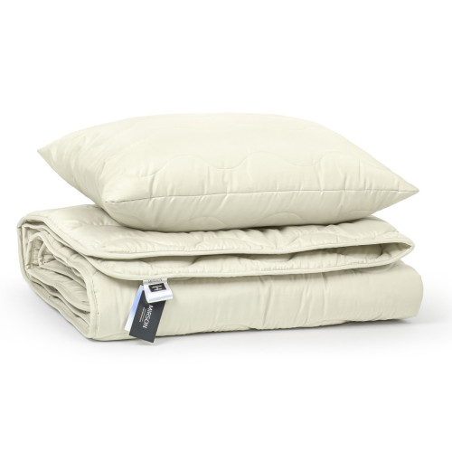Ковдра MirSon Набір EcoSilk всесезонний №1659 Eco Light Krem Ковдра + поду (2200002655095) – MirSon (вид 3)