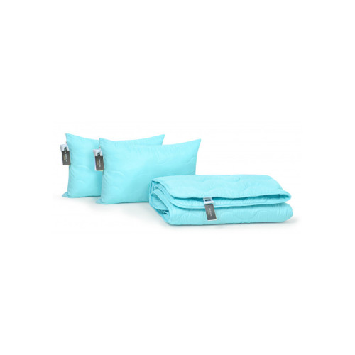 Одеяло MirSon Набор EcoSilk Всесезонный 1662 Eco Light Blue Одеяло + подуш (2200002655163) – MirSon (вид 2)