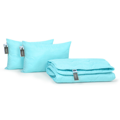 Одеяло MirSon Набор с Тенсель Всесезонный №1673 Eco Light Blue Одеяло + по (2200002657730) – MirSon (вид 3)