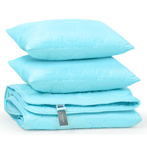 Ковдра MirSon Набір з Тенсел Всесезонний №1673 Eco Light Blue Ковдра + под (2200002657761) – MirSon (вид 4)