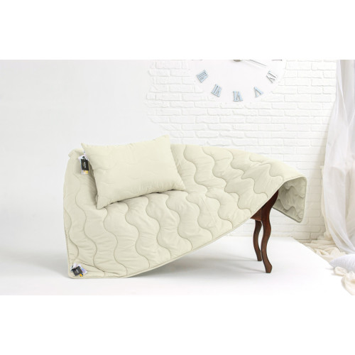 Ковдра MirSon Набір Евкаліптовий №1701 Eco Light Creamy Ковдра 220х240 + п (2200002656061) – MirSon (вид 1)