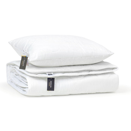 Одеяло MirSon Набор Хлопковый №1705 Eco Light White Одеяло 200х220+ подушк (2200002656306) – MirSon (вид 4)