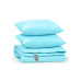 Ковдра MirSon Набір шовковий №1691 Eco Light Blue Ковдра 140х205 + подушки (2200002656900) – MirSon (вид 3)