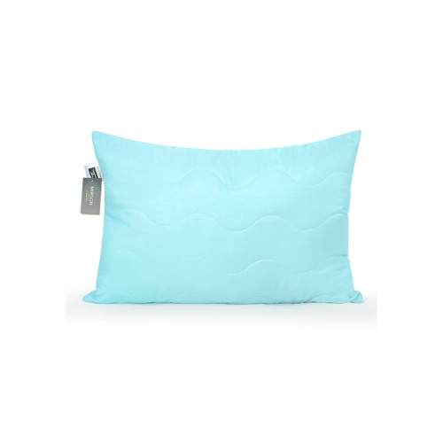 Ковдра MirSon Набір вовняний №1676 Eco Light Blue Ковдра 140х205 + подушка (2200002656559) – MirSon (вид 4)