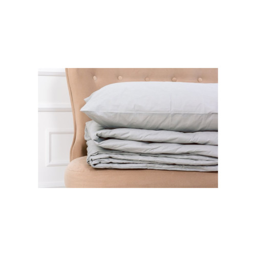 Ковдра MirSon Літній комплект №2619 EcoSilk 16-5703 Light Gray ковдру 110x (2200003107074) – MirSon