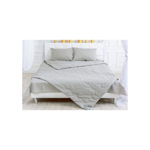 Ковдра MirSon Літній комплект №2619 EcoSilk 16-5703 Light Gray ковдру 2 х (2200003110012) – MirSon (вид 2)