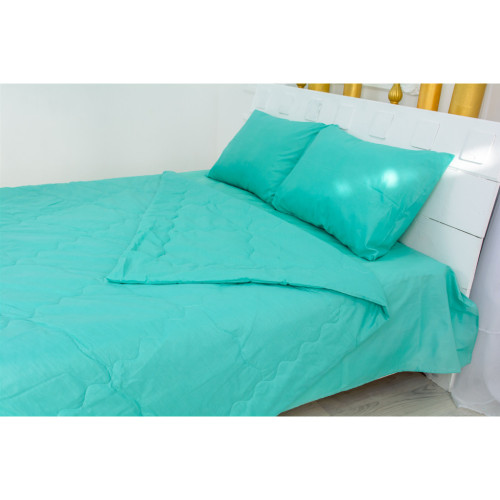 Ковдра MirSon Літній комплект №2632 Eco-Soft 11-2208 Mint ковдра 2х140x205 (2200003110920) – MirSon (вид 1)