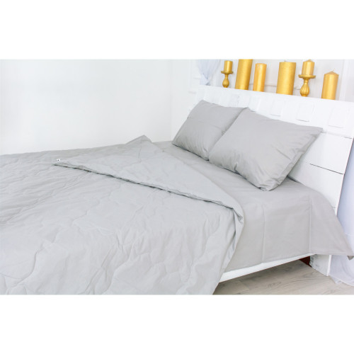 Одеяло MirSon Летний комплект 2691 Шерсть 16-5703 Light Gray одеяло 2х155x (2200003115437) – MirSon (вид 1)