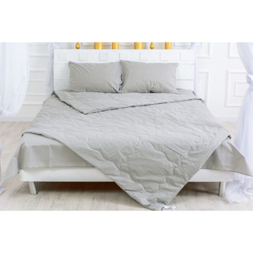 Одеяло MirSon Летний комплект 2691 Шерсть 16-5703 Light Gray одеяло 2х155x (2200003115437) – MirSon (вид 2)