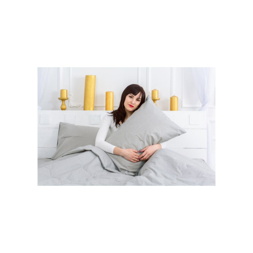 Ковдра MirSon антиалергенна Літня BamBoо №2376 Light Gray 200x220 (2200003031881) – MirSon (вид 4)