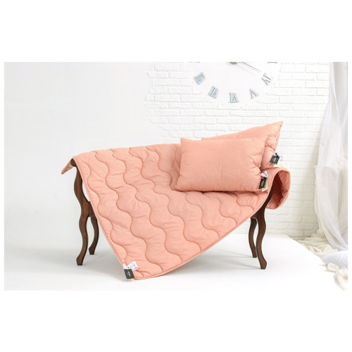 Ковдра MirSon Шовкова всесезонна №1735 Eco Light Coral Silk Kapok 220x240 см (2200003710069) – MirSon (вид 2)