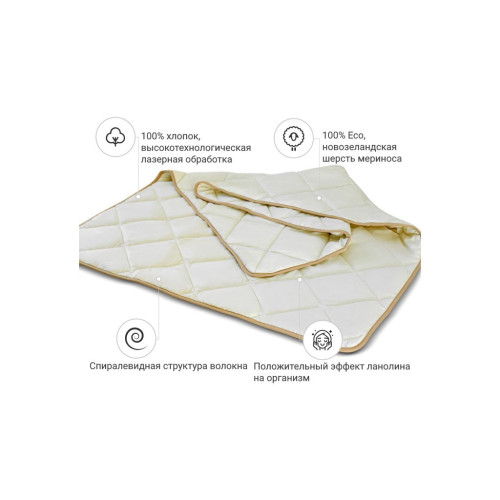 Одеяло MirSon шерстяное Carmela 0335 зима 155x215 см (2200000144010) – MirSon (вид 1)