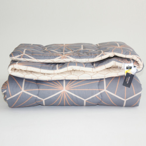 Одеяло MirSon антиаллергенное с Eco-Soft Зима №4092 Сolor Fun Line Geometry 140х205 (2200004876054) – MirSon (вид 3)