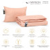 Одеяло MirSon Набор хлопковый Всесезонный №1747 Eco Light Coral Одеяло 172x205 + подушка 50x70 средняя (2200003710755) – MirSon (вид 1)