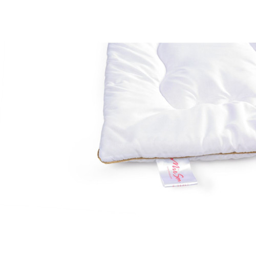 Одеяло MirSon шерстяное Mikrosatin Gold Woolen Hand Made 167 лето 110x140 см (2200000460301) – MirSon