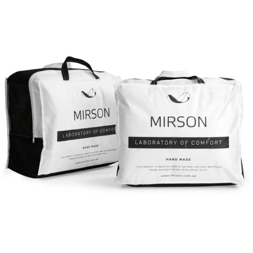 Ковдра MirSon вовняна Mikrosatin Gold Woolen Hand Made 168 демі 172x205 см (2200000460400) – MirSon (вид 2)
