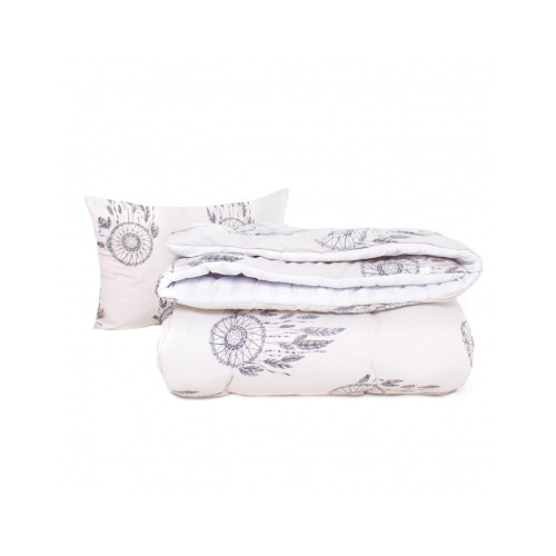 Ковдра MirSon Набір антиалергенний BamBoo Зима №3030 Color Fun Line Cat + подушка середня) 172х205+50х70 (2200004839219) – MirSon