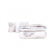 Одеяло MirSon Набор антиаллергенный BamBoo Зима №3031 Color Fun Line Cat + 2 подушки средние) 200х220+2х50х70 (2200004839271)