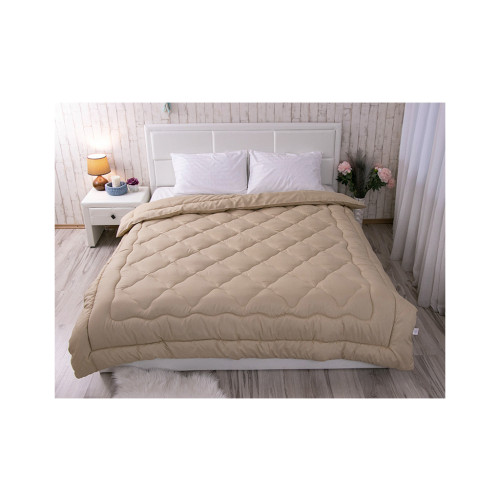 Одеяло Руно шерстяное бежевое 172 х 205 (316.52ПШУ_Бежевий) – Руно (вид 2)