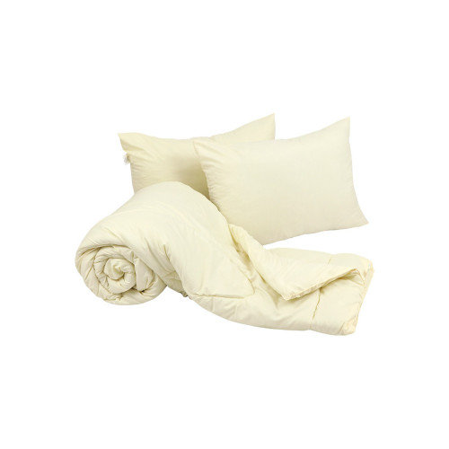 Одеяло Руно набор одеяло 200х220+2 подушки 50х70 (925.52СЛБ_Молочний) – Руно
