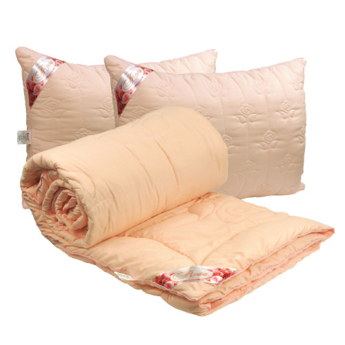 Одеяло Руно набор одеяло 200х220+2 подушки 50х70 (925.52Rose Pink) – Руно