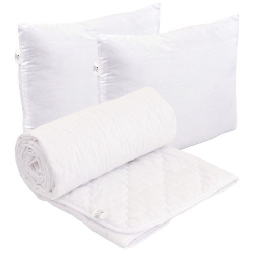 Одеяло Руно набор одеяло 200х220+2 подушки 50х70 силиконовые White (К_925.52СЛКУ_білий) – Руно