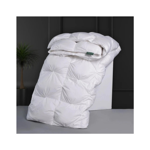 Одеяло MirSon Набор №10002 Imperial Brilliance Одеяло всесезонное Полуторное 140х205 Гусиный пух + подушка 50х (2200010810448) – MirSon (вид 2)