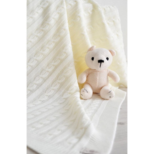 Плед Прованс Soft коси Молочний 140x180 см (11768) – Прованс