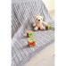 Плед Прованс Soft коси Сірий 140x180 см (11696) – Прованс
