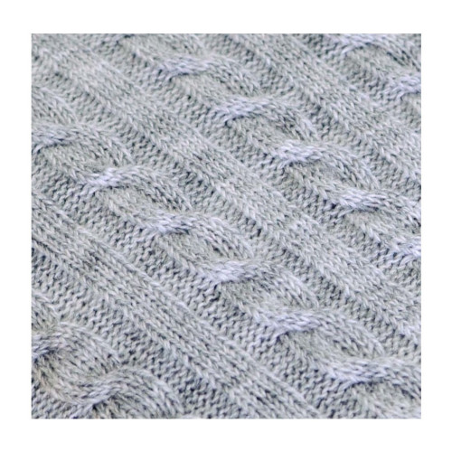 Плед Прованс Soft коси Сірий 140x180 см (11696) – Прованс (вид 1)