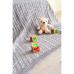 Плед Прованс Soft коси Сірий 90x130 см (11695) – Прованс