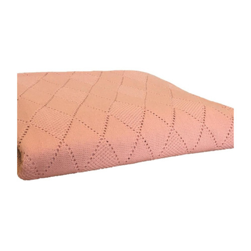 Плед Прованс в'язаний Вiнтаж персик 130х170 см (4823093423114) – Прованс (вид 1)