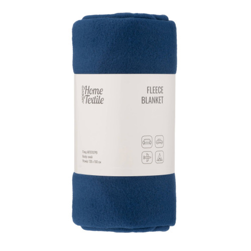 Плед Ardesto Flannel 100% полиэстер, синий 200х220 см (ART0214SB) – Ardesto