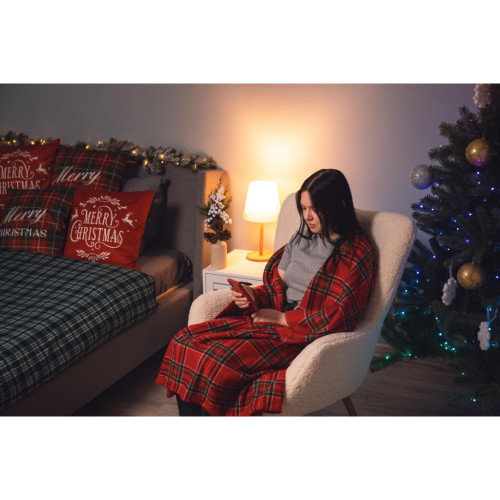 Плед Ardesto Christmas Fleece 130x160см, 100% поліестер, клітинка, червоний (ART0717PB) – Ardesto (вид 2)