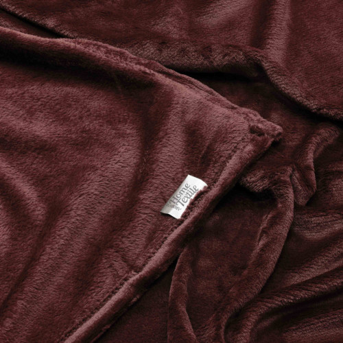 Плед Ardesto Flannel 160х200см, 100% полиэстер, бургунди (ART0221SB) – Ardesto (вид 2)