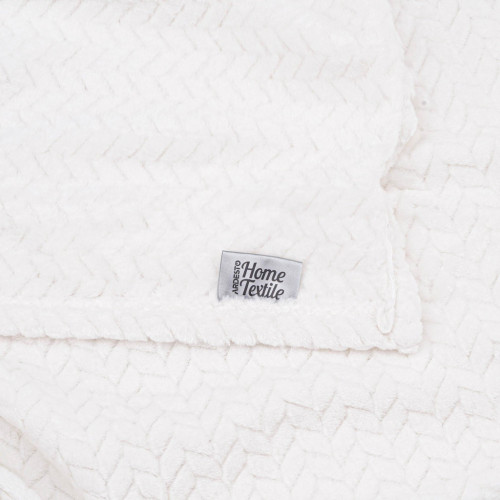 Плед Ardesto Jacquard Braid 160х200см, 100% поліестер, айворі (ART0201JB) – Ardesto (вид 2)