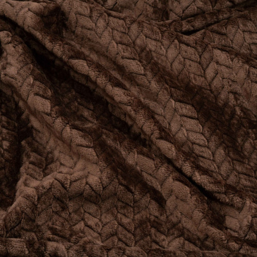 Плед Ardesto Jacquard Braid 200х220см, 100% поліестер, коричневий (ART0206JB) – Ardesto (вид 2)