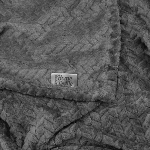 Плед Ardesto Jacquard Braid 200х220см, 100% поліестер, сірий (ART0204JB) – Ardesto (вид 2)