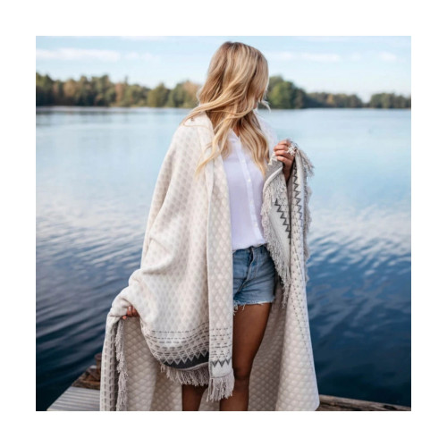 Плед Biederlack Wohndecke Bright Day silver 150х200 (778307) –  (вид 1)