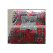 Плед Ardesto Christmas Flannel 160х200см, 100% полиэстер, клетка, красный (ART0133PB)
