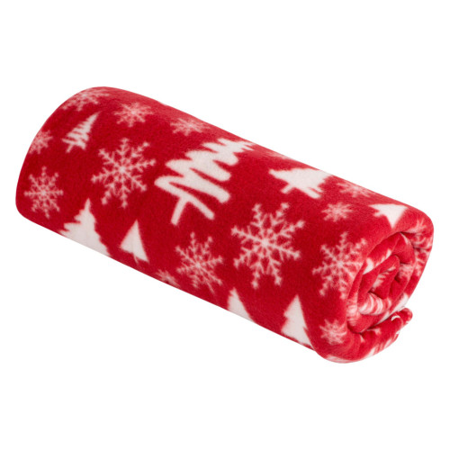 Плед Ardesto Christmas Fleece 130x160см, 100% полиэстер, заснеженные елки (ART0715PB) – Ardesto