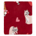 Плед Ardesto Flannel 160х200см, 100% поліестер, котики з сердечками (ART0124PB) – Ardesto