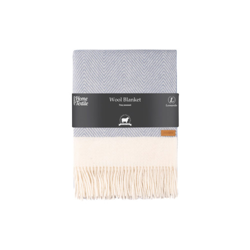 Плед Ardesto Leonardo Bianco 140x200 см, блакитний (ART0503LB) – Ardesto