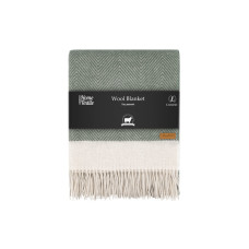 Плед Ardesto Leonardo Bianco 100% вовна 140x200 см зелений (ART0504LB)